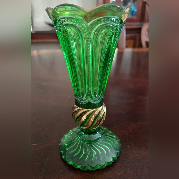 Vintage Trumpet Vase and Bowl - Picture 4 of 16
